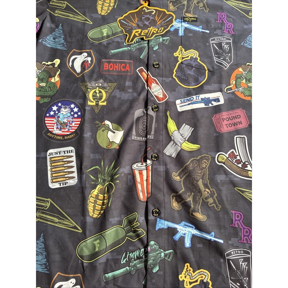 Retro Rifle Men's Large "Bombs Away" - Picture 8 of 8